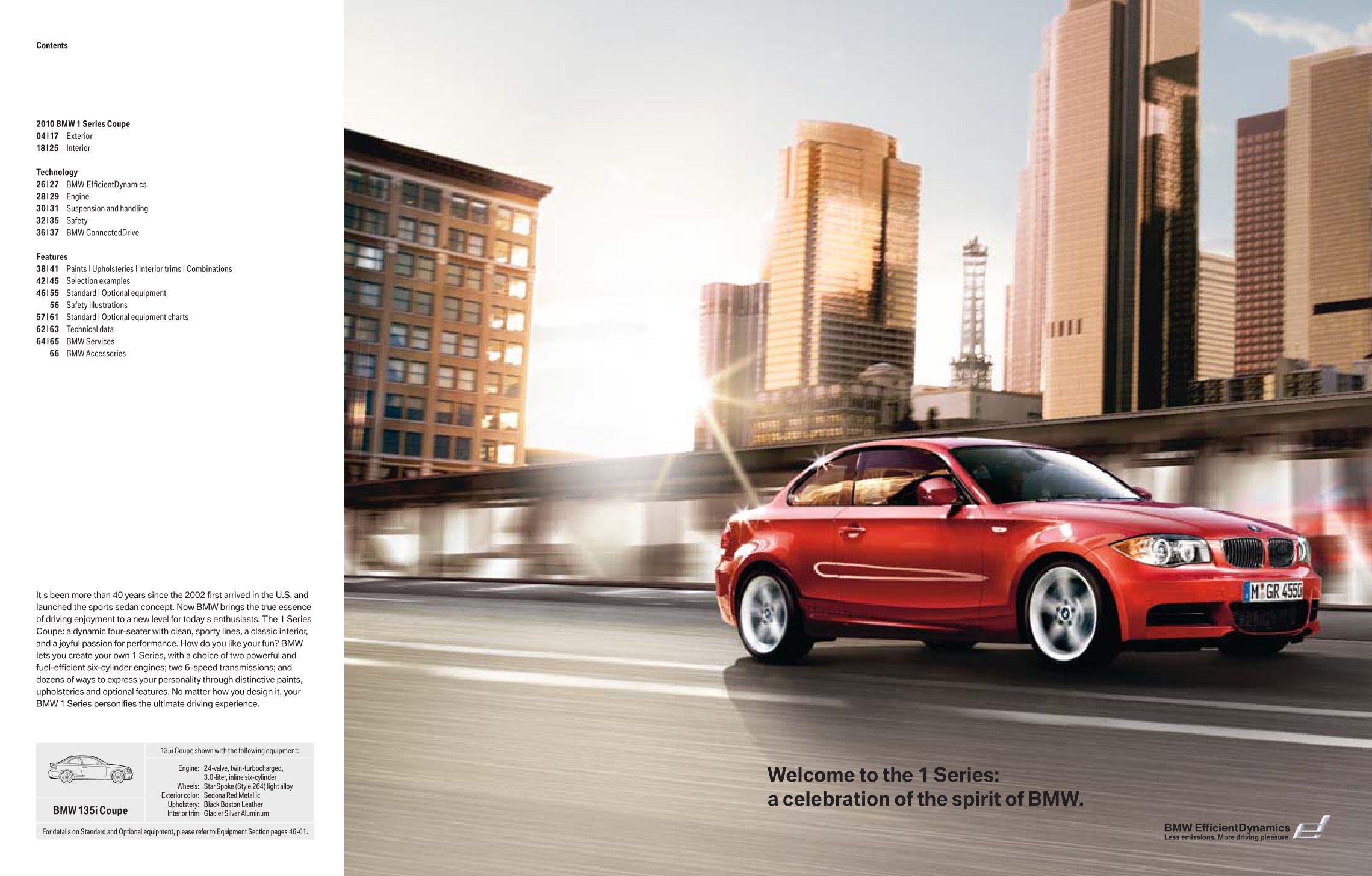 2010 BMW 1-Series Coupe Brochure Page 4